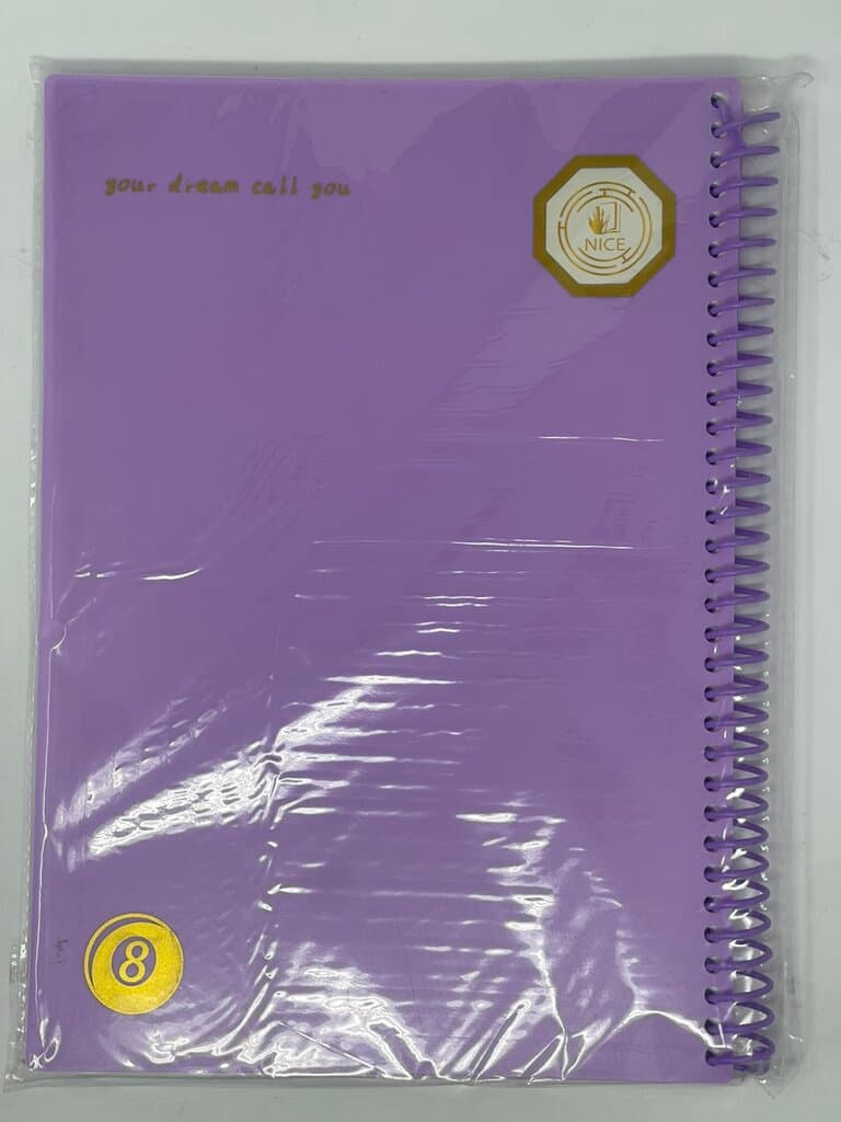 Nice 2-Section Plastic Notebook