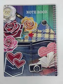 Denim and Floral Print