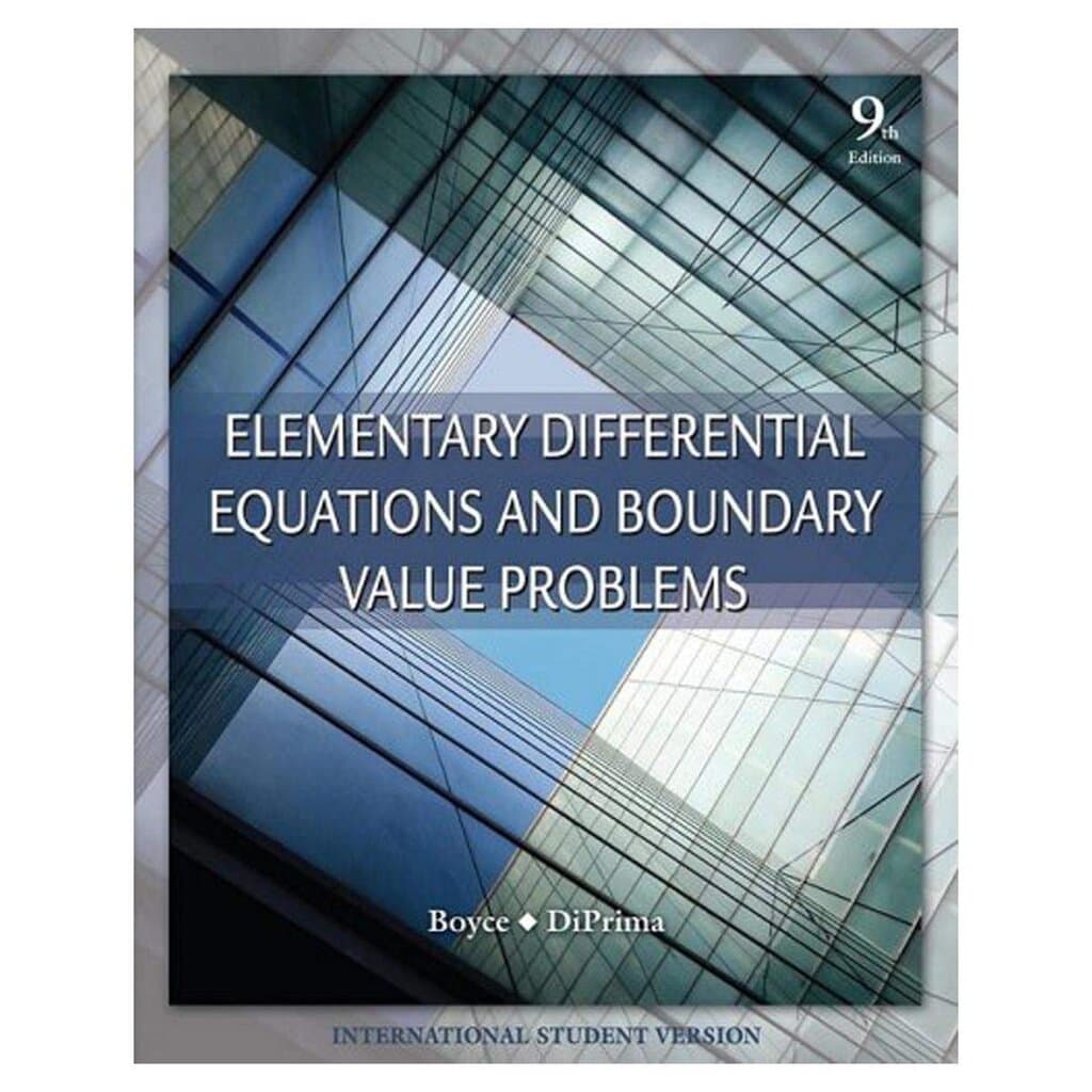 Elementary Differential Equations and Boundary Value Problems