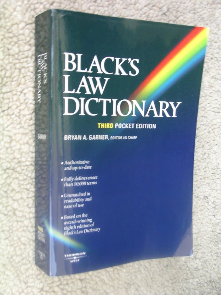 Black's Law Dictionary (Pocket), 3rd Edition