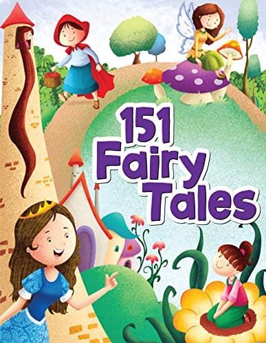 151 Fairy Tales - Padded & Glitered Book