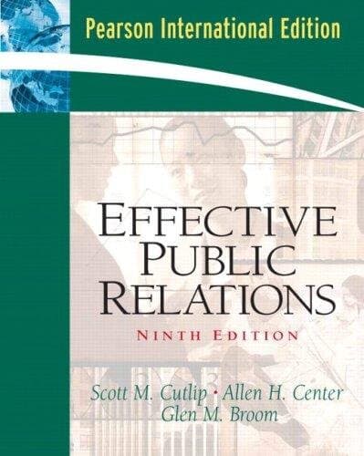 Effective Public Relations (international Edition)