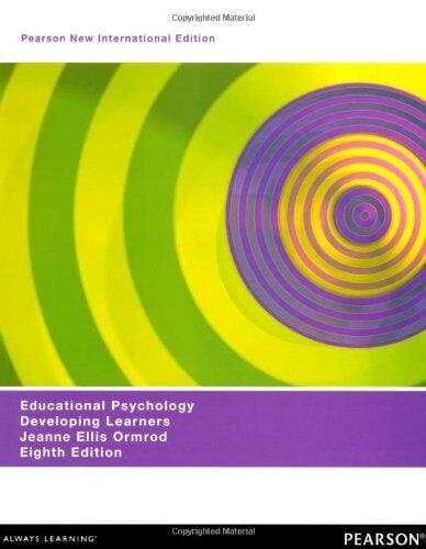 Educational Psychology: Developing Learners