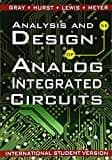 Analysis and Design of Analog Integrated Circuits