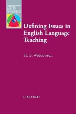 Defining Issues in English Language Teaching (Oxford Applied Linguistics)