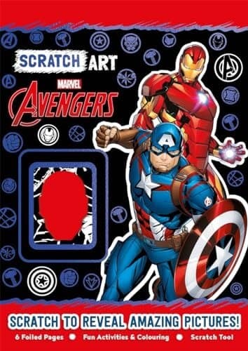 Marvel Avengers Scratch Art