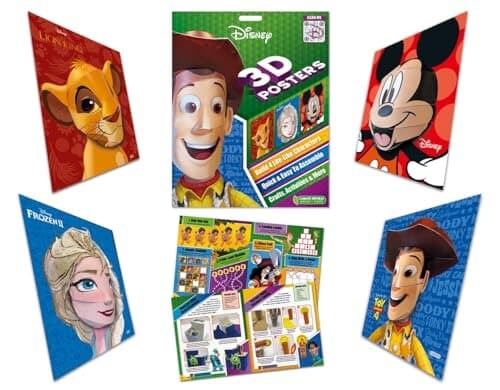 Disney: 3d Posters (paperback)