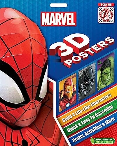 Marvel: 3d Posters (paperback)