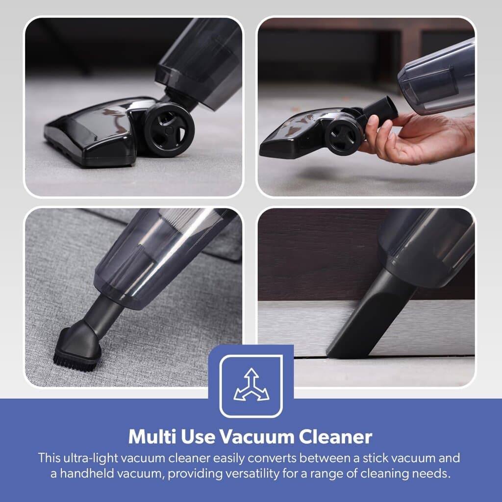 Geepas Stick & Handheld Vacuum Cleaner - GVC19055-BK (Black) 5
