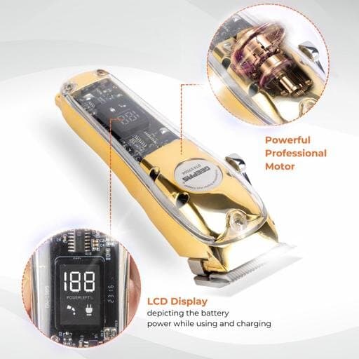 Geepas Digital Hair Clipper - GTR57504 (Gold) 4