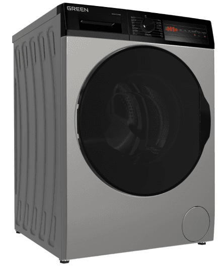 Green 10kg Inverter Washing Machine (Silver)