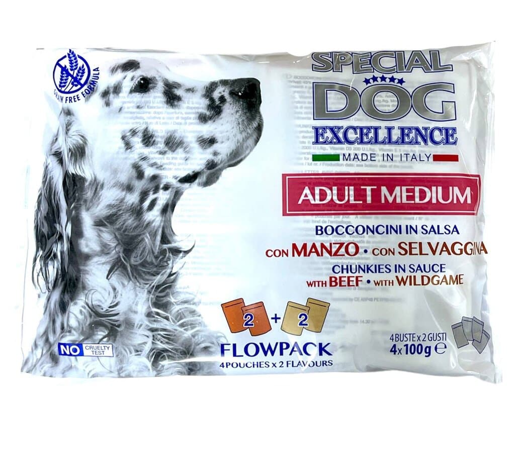 Special Dog Medium with Beef and Wildgame - 4X