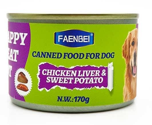 Faenbei Chicken Liver & Sweet Potato - 12X