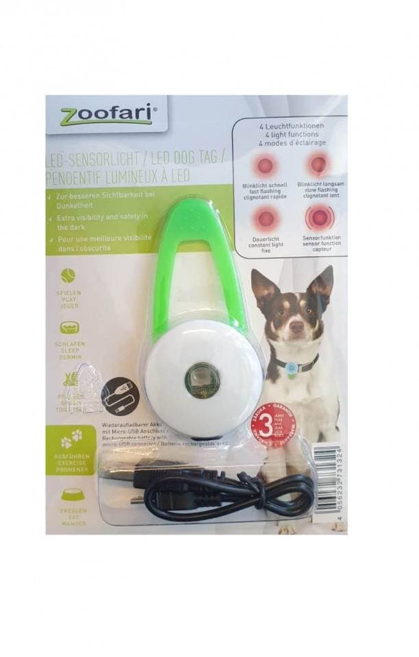 Zoofari led light dog tag 2
