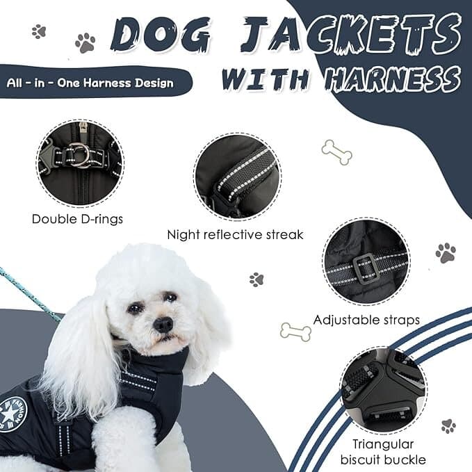 AIMYDOG Warm Dog Winter Coat - S 3