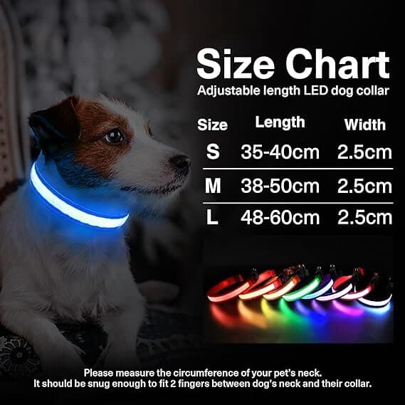 PcEoTllar LED Collar - M 5