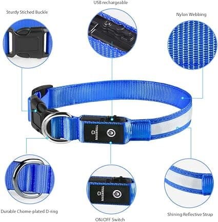 MASBRILL Flashing Safety Collar - S 4