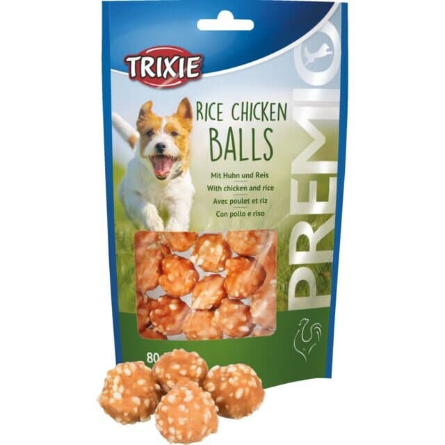 Trixie Rice Chicken Balls - 80g