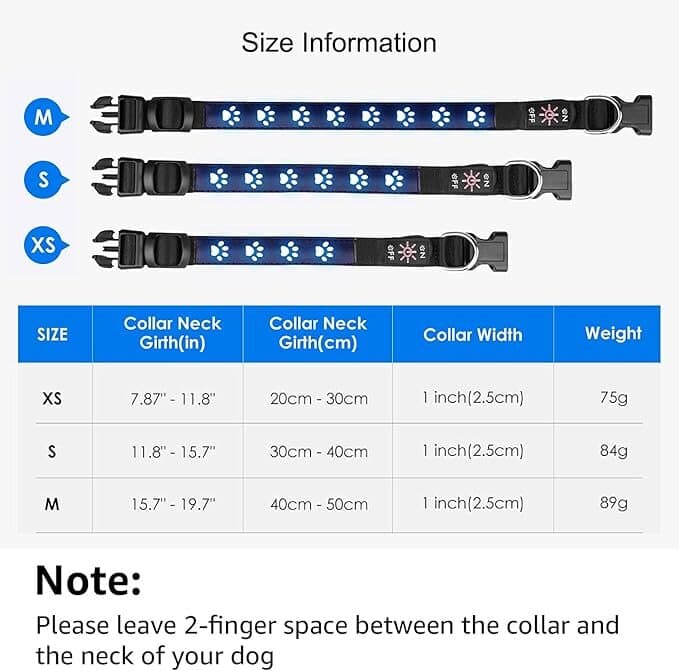 LED Collar - M 5