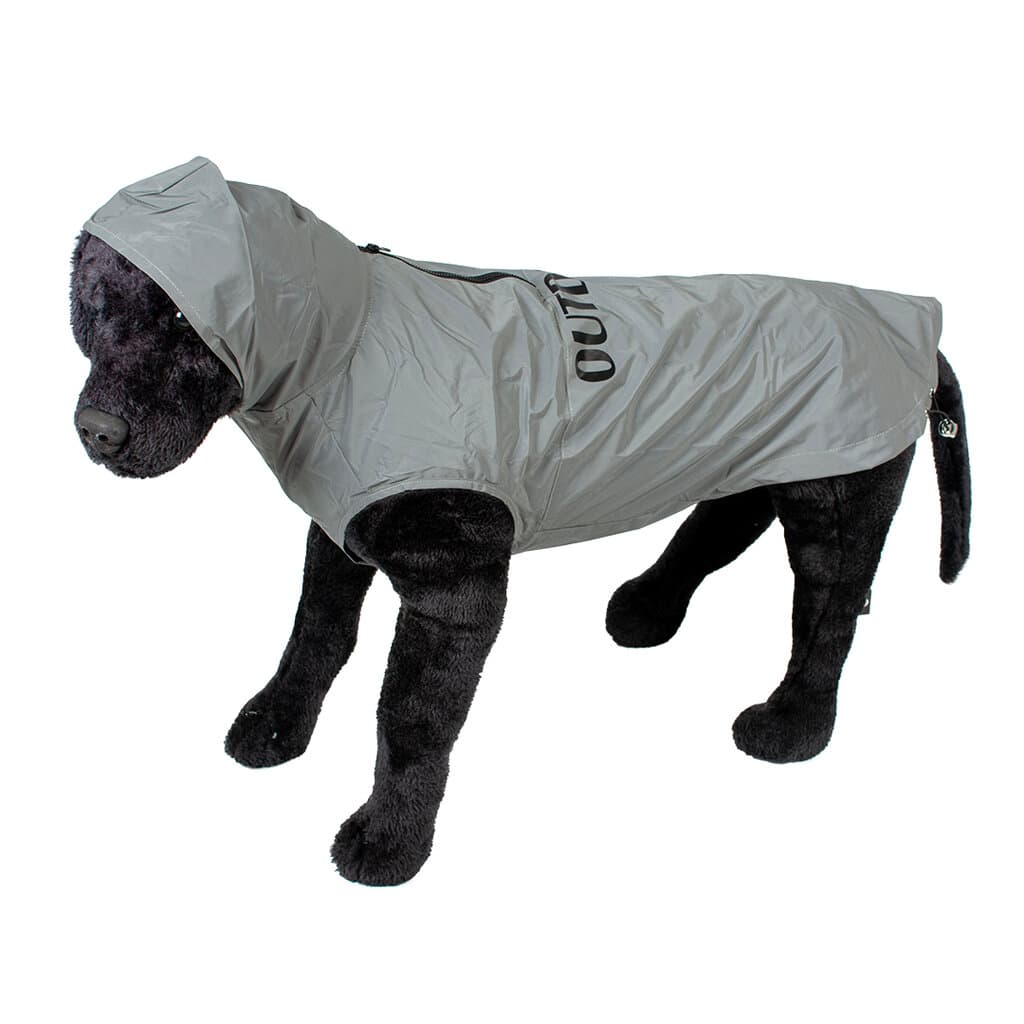 Dog jacket hi vis sporty grey - XS 2