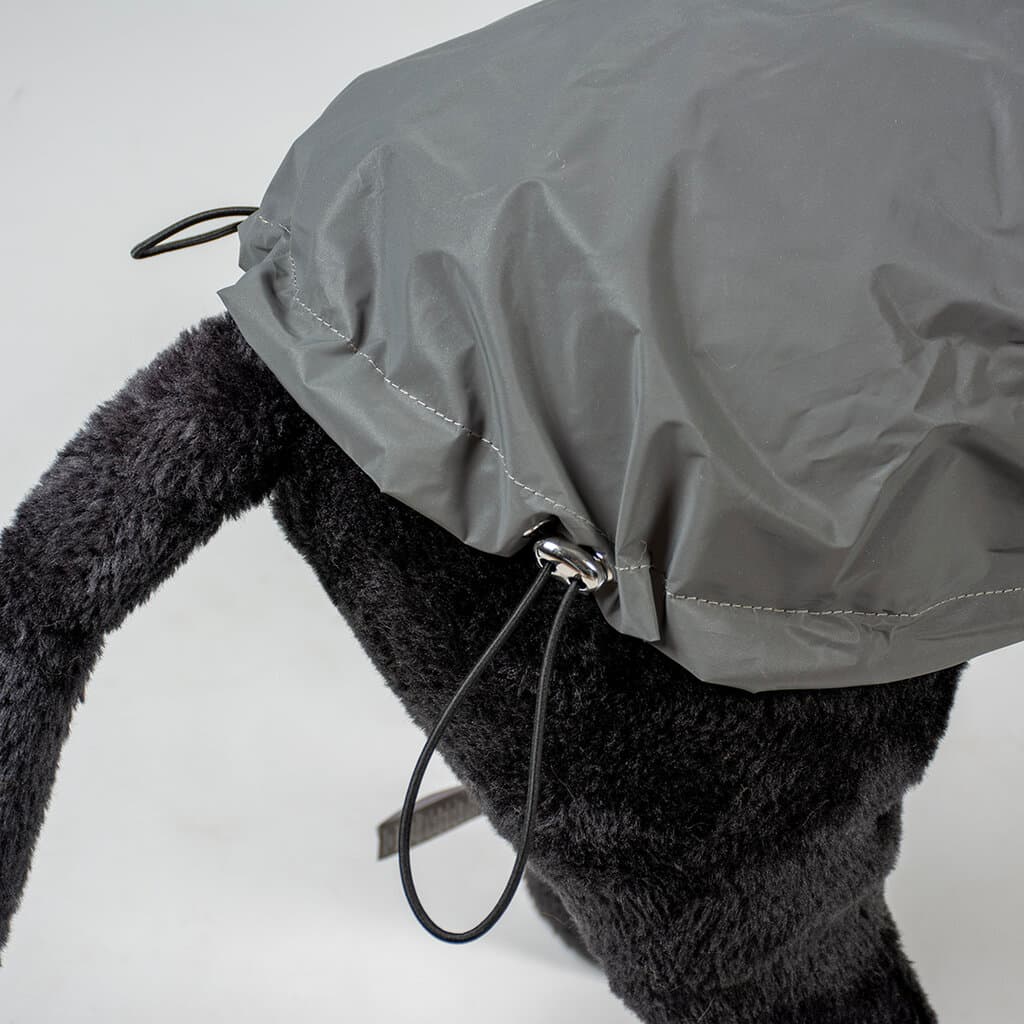 Dog jacket hi vis sporty grey - XS 5