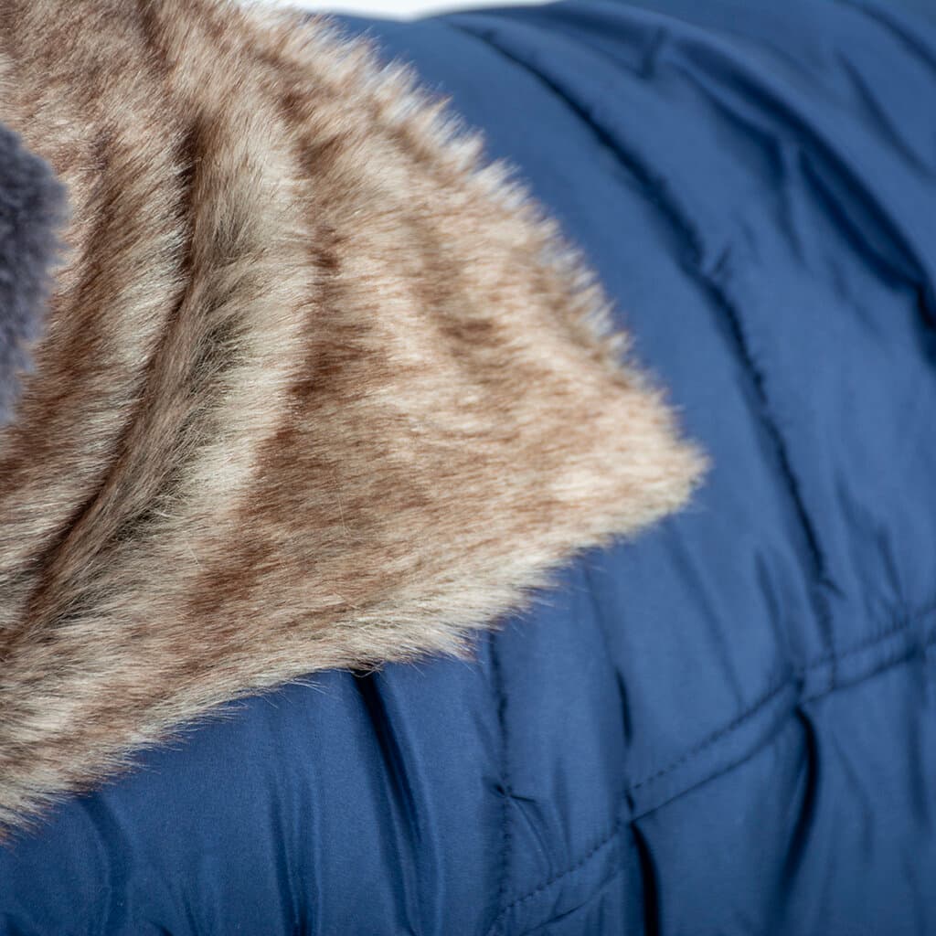 Dog jacket puffer blue - XS 4