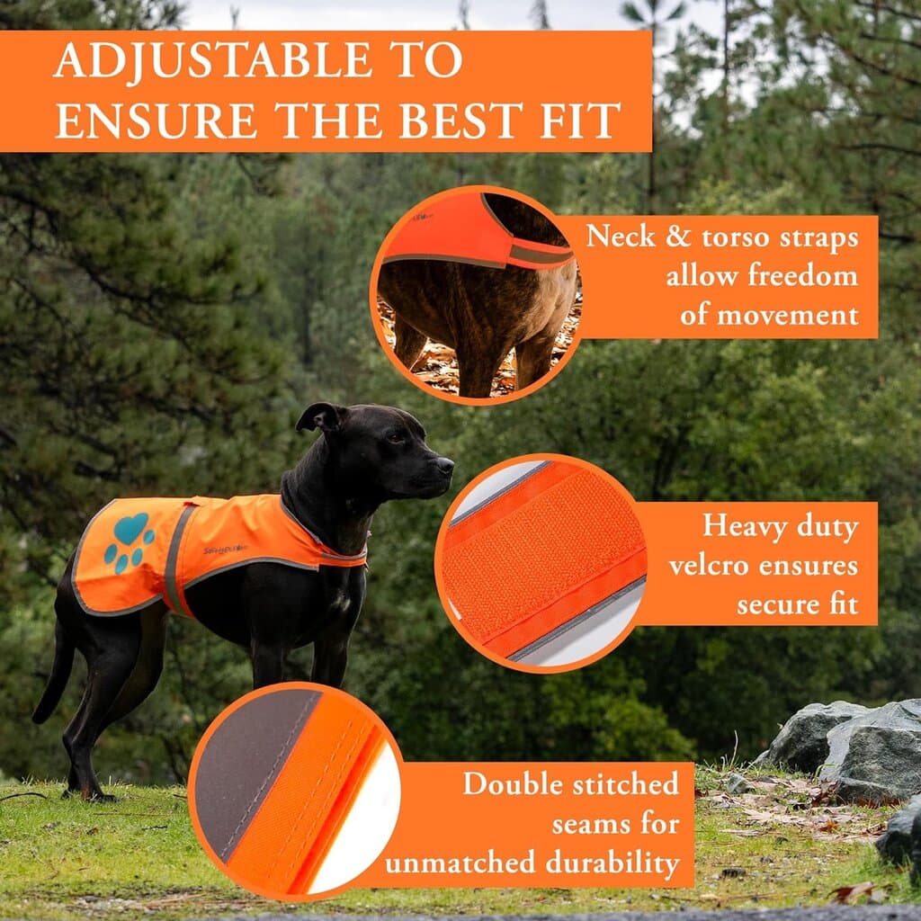 Reflective Vest. Blaze Orange - M 3