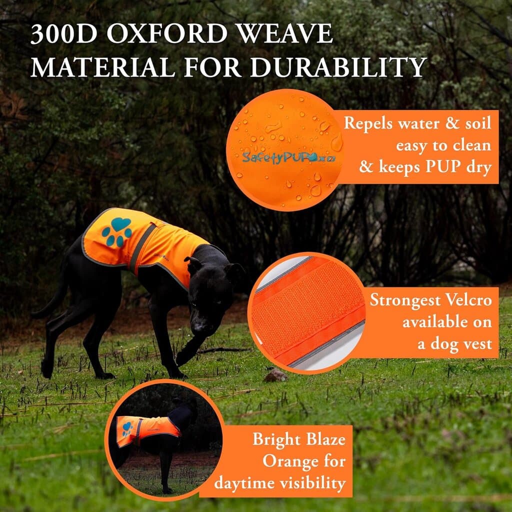 Reflective Vest. Blaze Orange - M 4