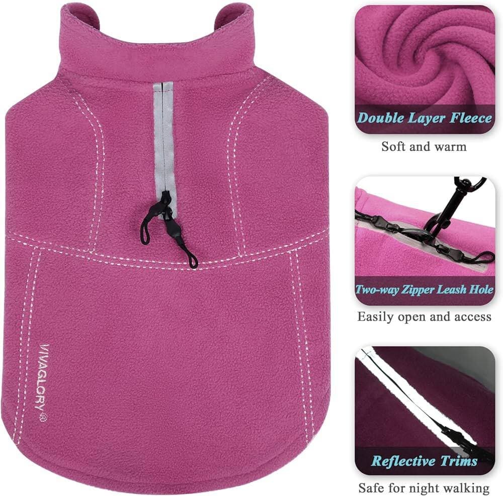 VIVAGLORY Fleece Vest - XS 3