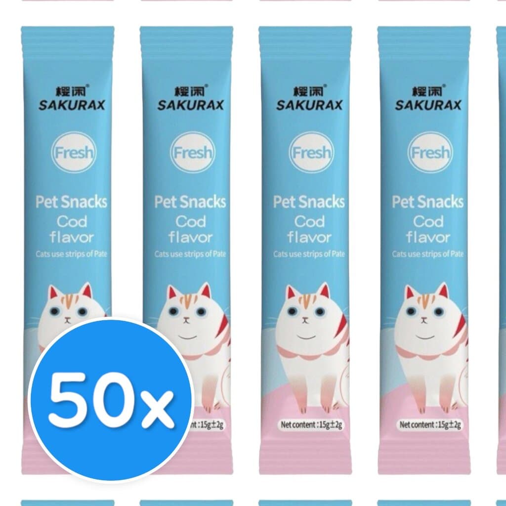 Sakurax Snack With Cod - 50X