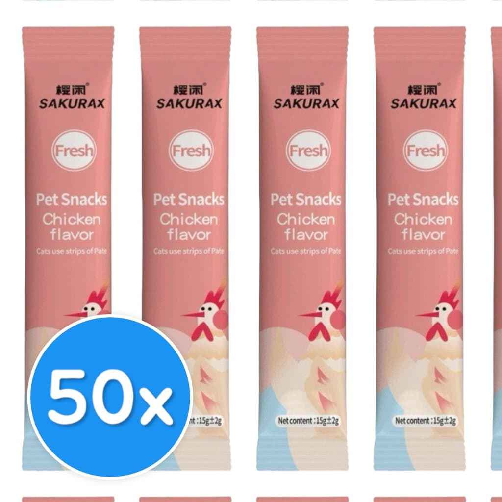 Sakurax Snack With Chicken - 50X