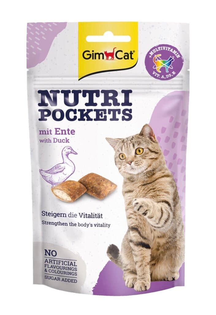 Gimcat-Nutri pockets with Duck - 60g