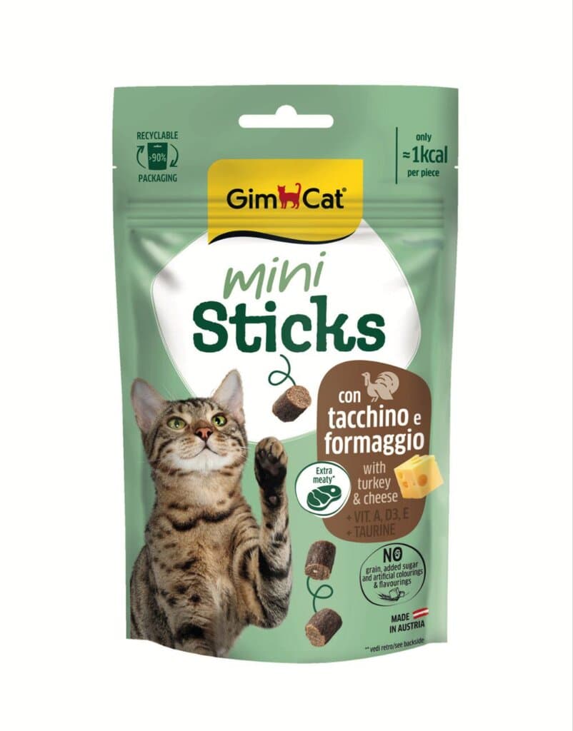 GimCat Mini Sticks Turkey & Cheese - 50g