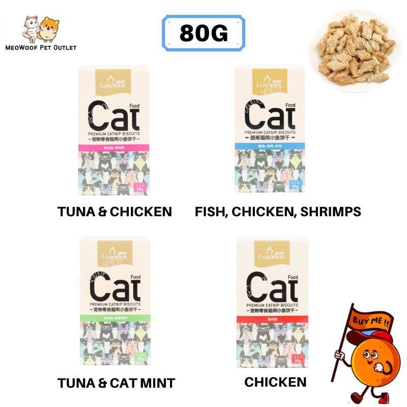 Luscious Tuna & Chicken, Shrimp - 80g 2