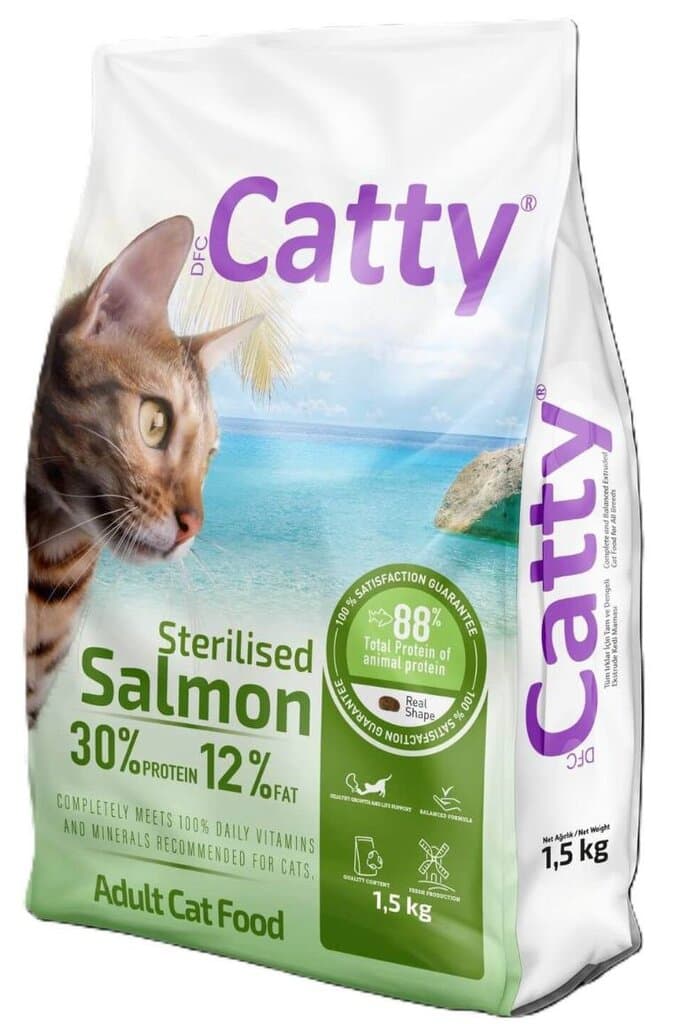 Catty Adult Sterilised Salmon - 1.5kg