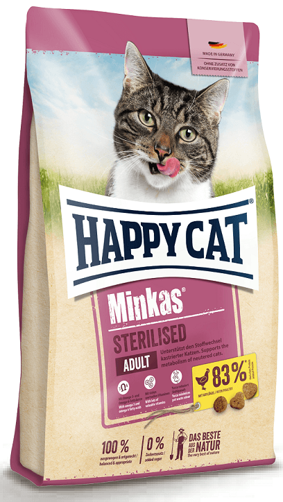 Happy cat Minkas Sterilized - 10kg