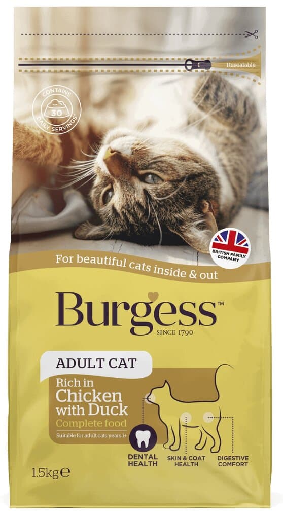 Burgess Chicken & duck - 1.5kg