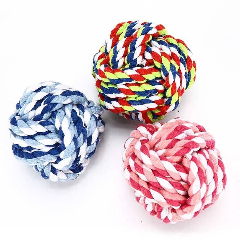 Dog Rope Ball Toy - L