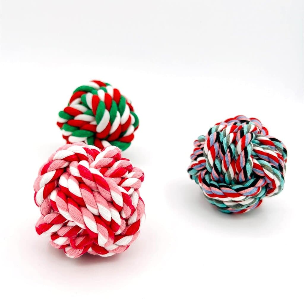 Dog Rope Ball Toy - M 2