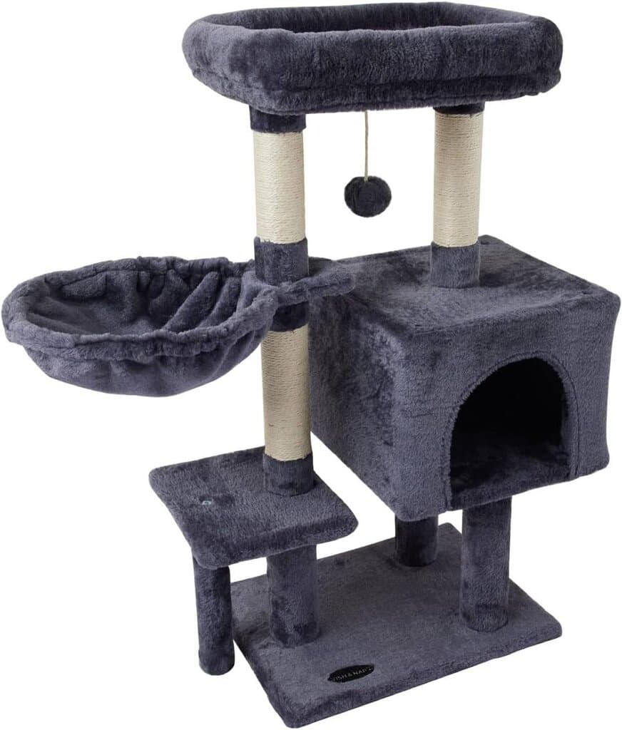 Multi-Level Cat Tree Tower-Model K01 Dark Grey - 89cm
