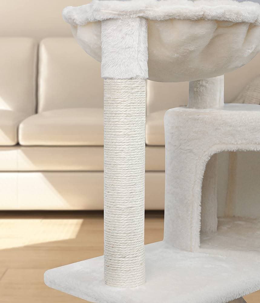 Multi-Level Cat Tree Tower-Model K013 Light Grey - 100cm 2