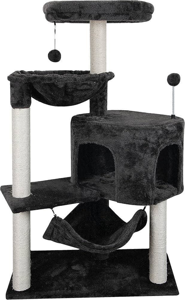 Multi-Level Cat Tree Tower-Model K013 Black - 100cm