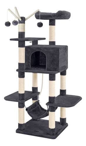 Multi-Level Cat Tree Tower-Model K010 Dark Grey - 154cm