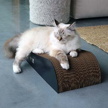 Archie - scratcher lounge brown/black 75cm 3
