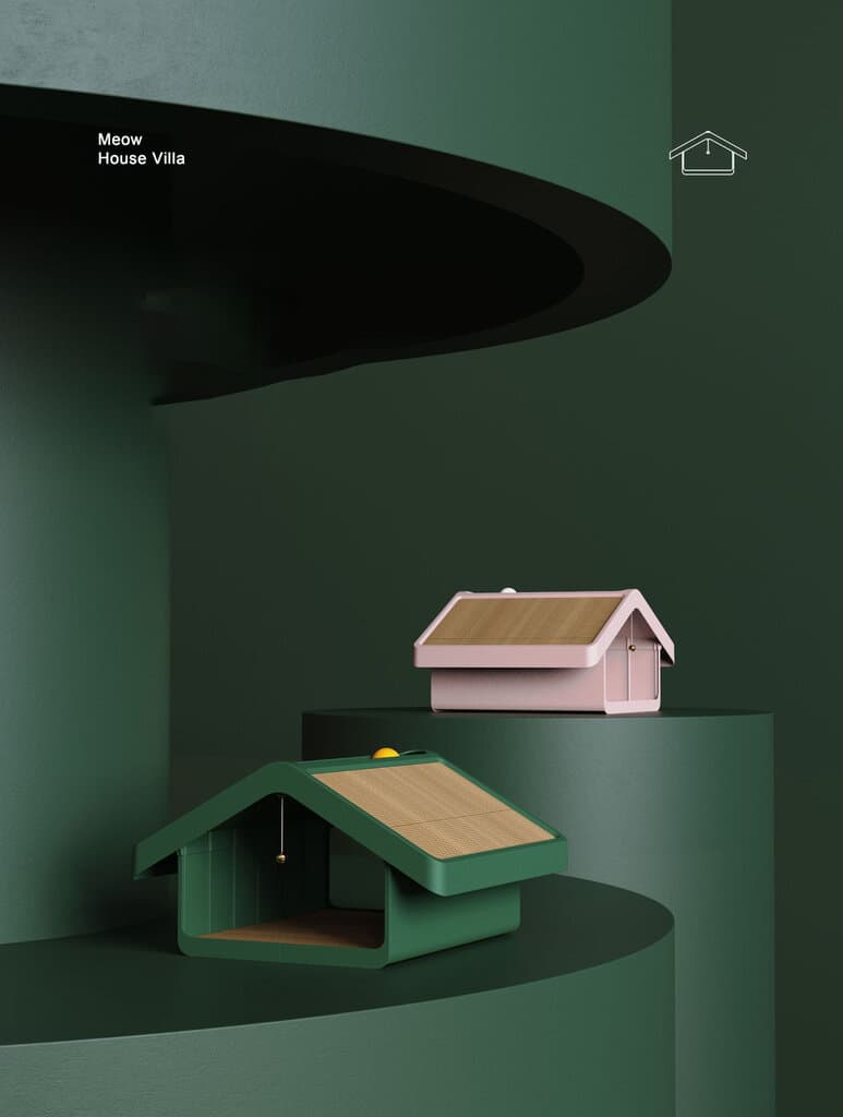 Scratcher & play house 3