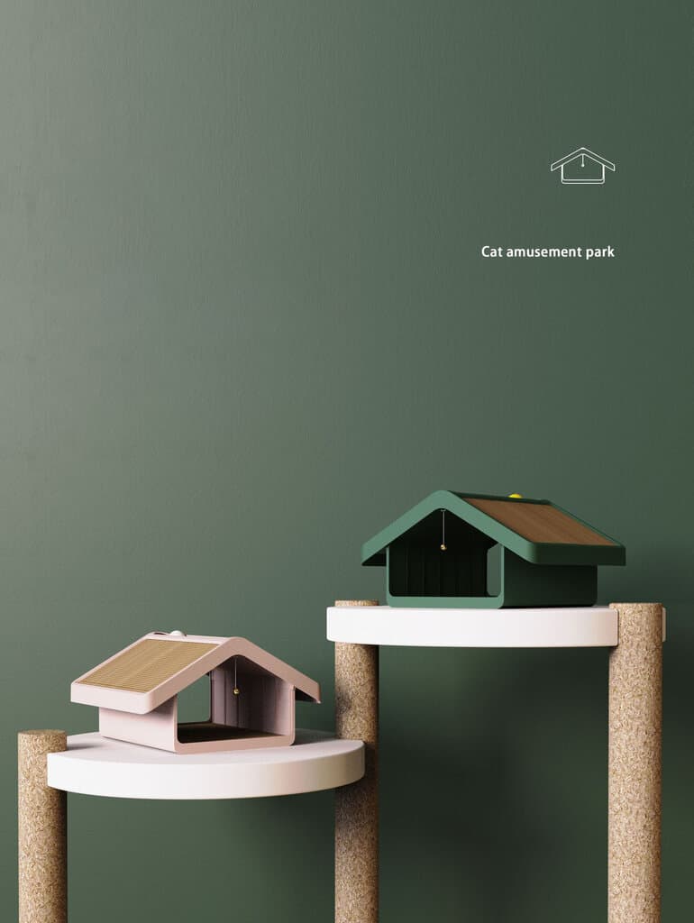 Scratcher & play house 5