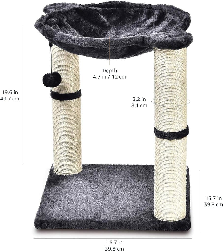 Amazon Basics Cat Tower with Hammock 3
