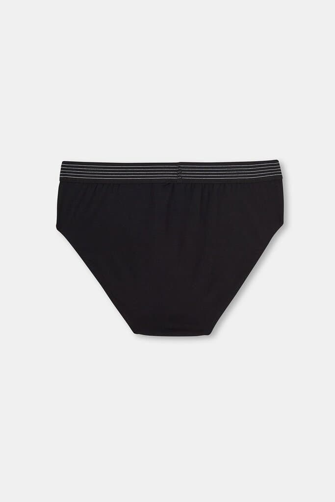 Dagi Men's Black MicroModal Slip Briefs 2