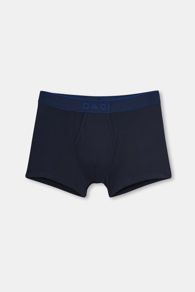 Dagi Indigo Cotton Boxer Shorts