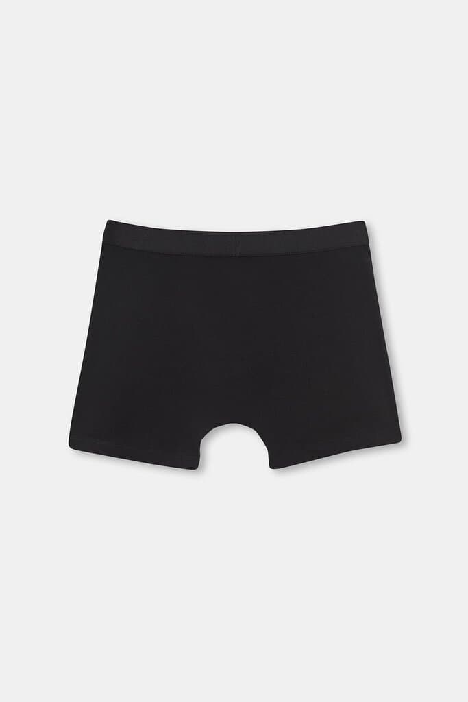 Dagi Black Cotton Sport Boxer Shorts 3